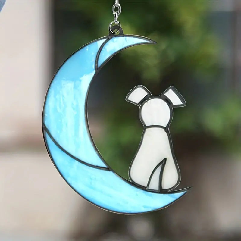 1pc Moon Puppy Window Decoration