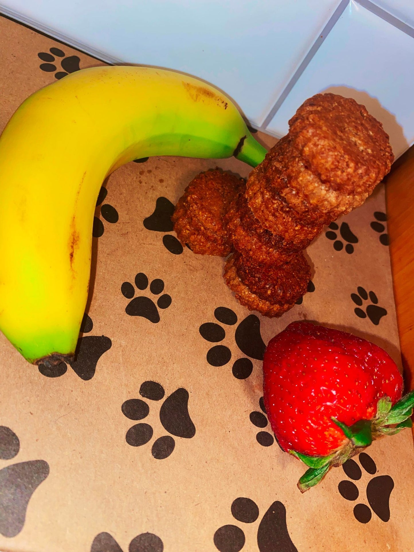 Strawberry and Banana Cookie Cups