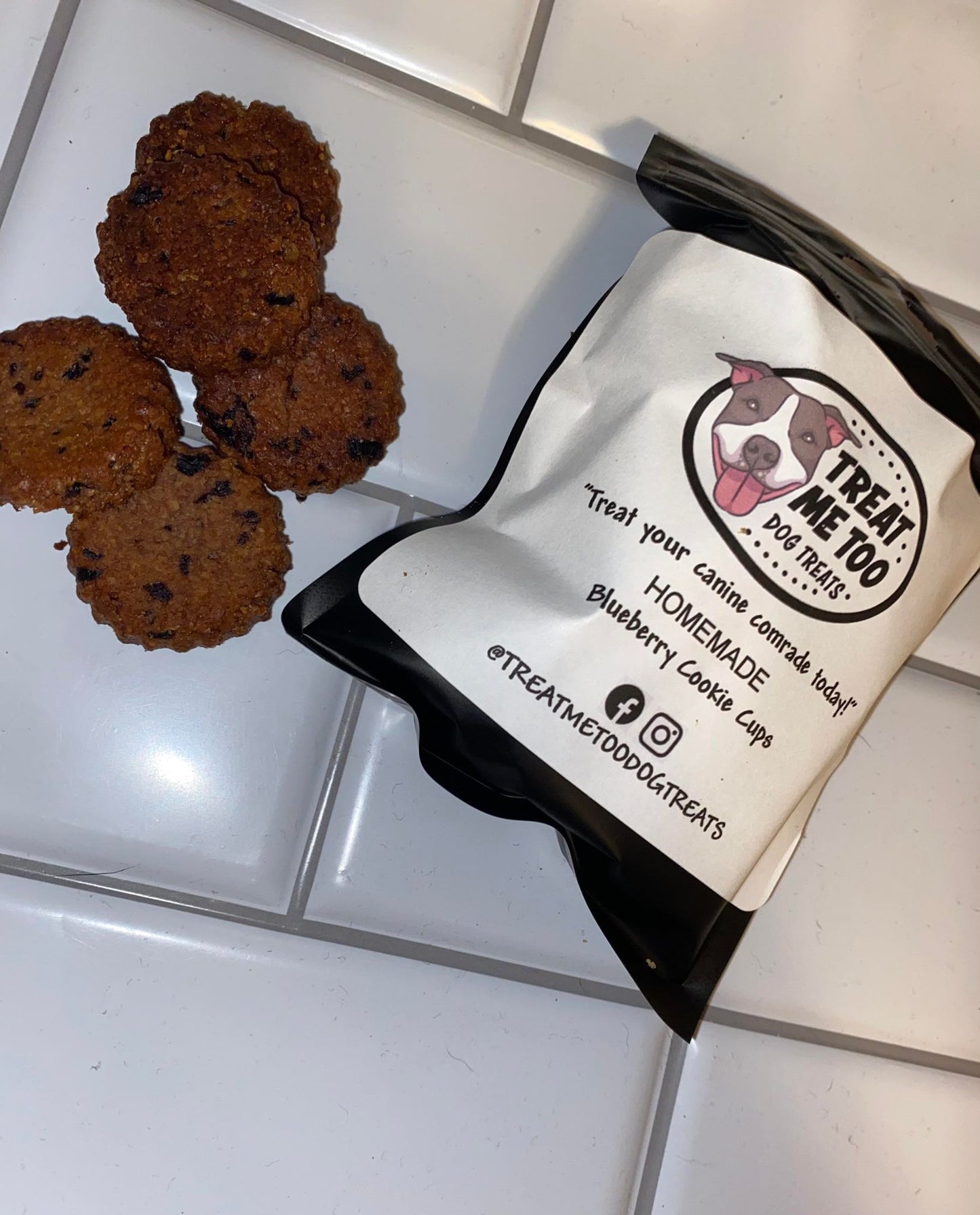 Blueberry Cookie Cups