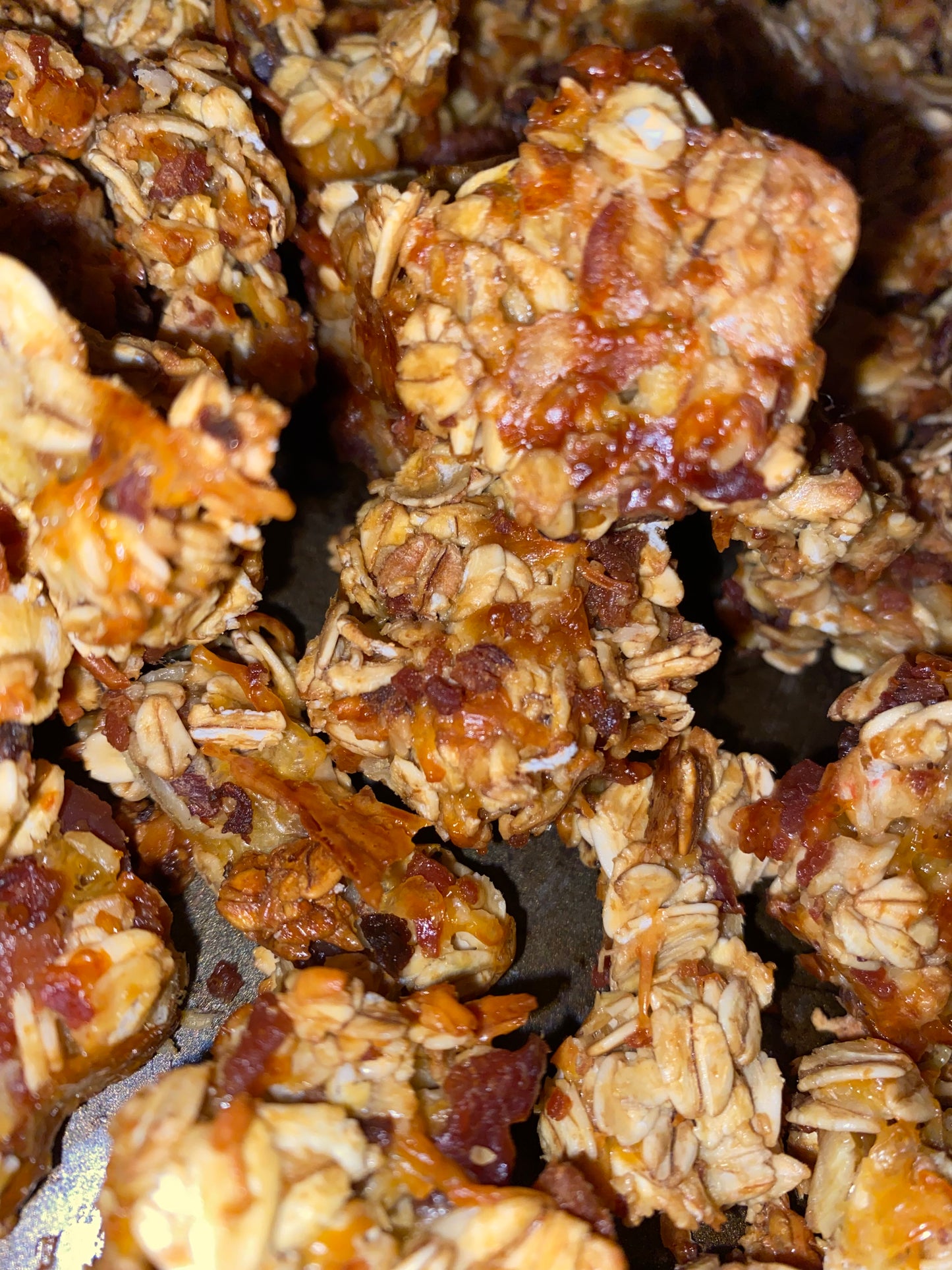 Cheddar Bacon Oat Crunchies