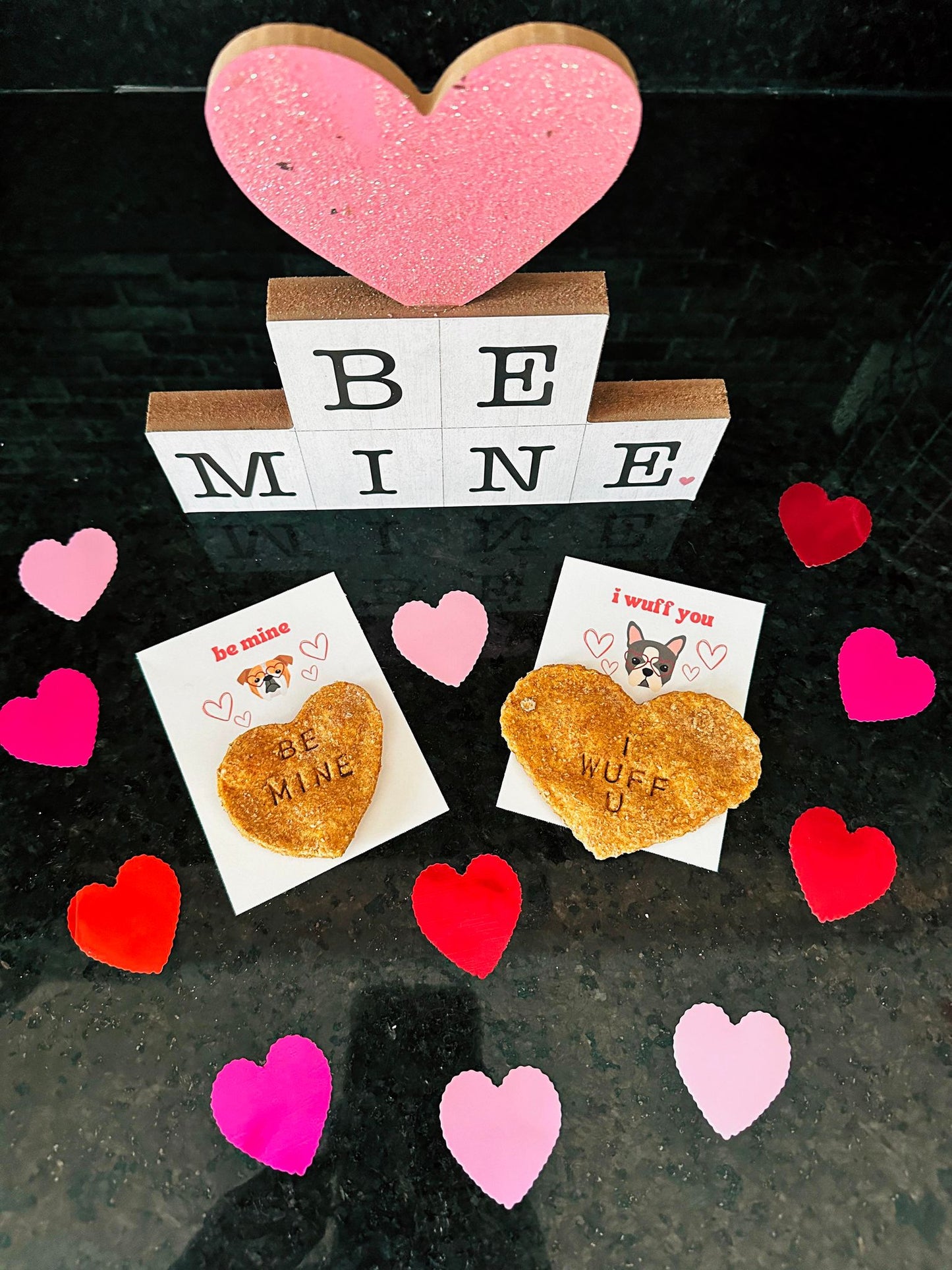 Valentine Dog Cookies & Cards