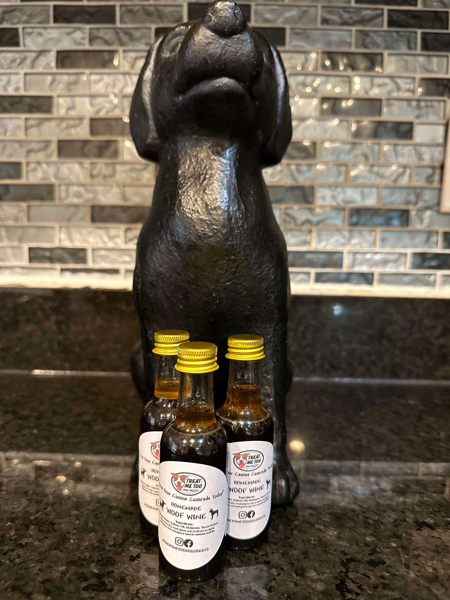 Mini Bottle Of Woof Wine