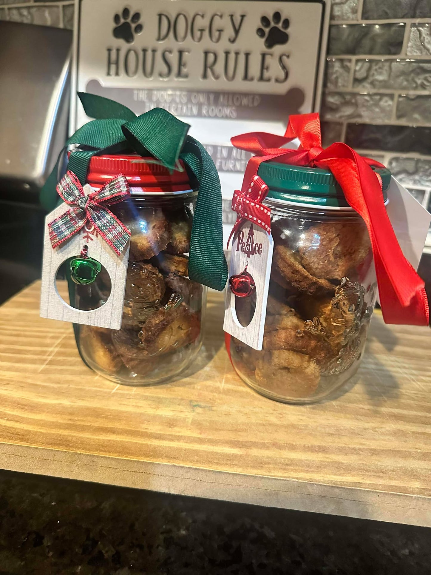 Holiday Cookie Cup Jars