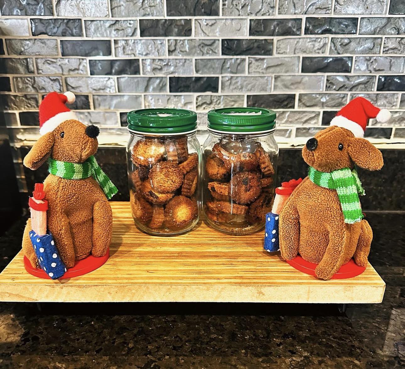 Holiday Cookie Cup Jars