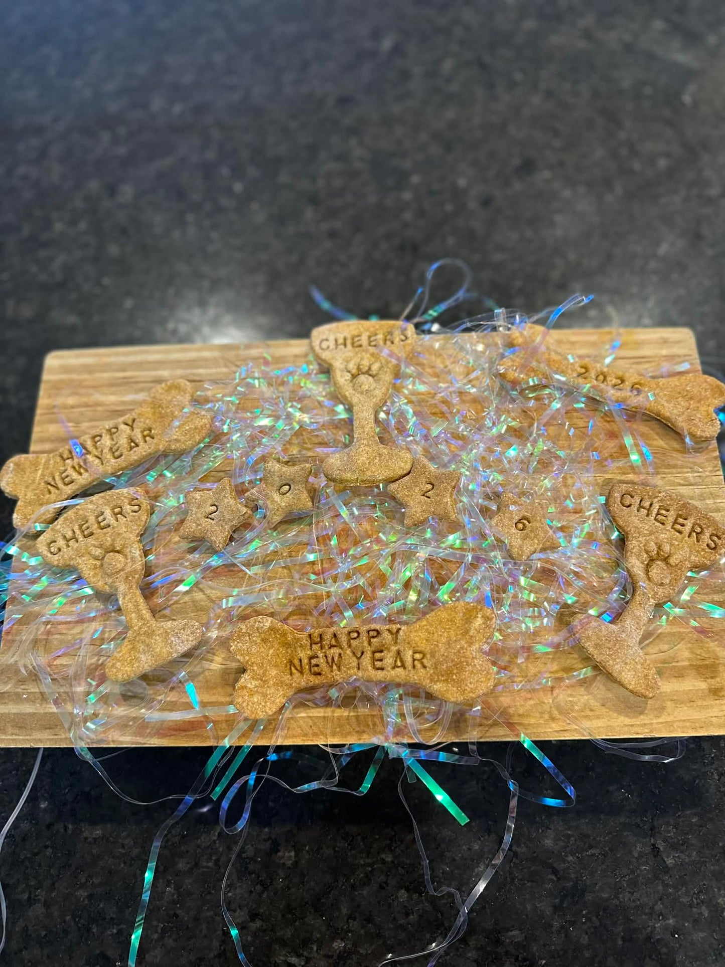 Happy New Year Canine Cookies