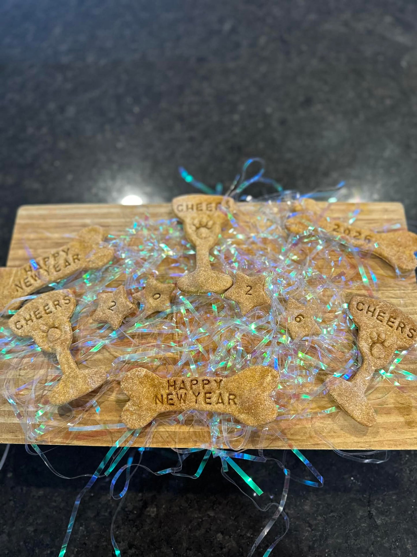 Happy New Year Canine Cookies