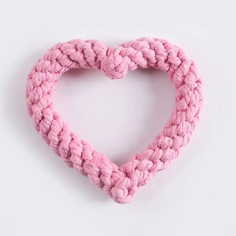 Heart Rope Chew Toy