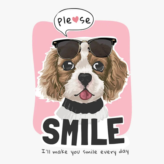 Please Smile Dog Shirt